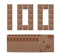 Wrap Paper Sheets - 18cm Pre-Cut Food Basket Liners For Picnic, Natural Material Burger Wrapping Papers Fors Catering | Wax Paper Sheets For Sandwich Pastry Serving