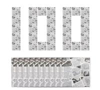 Wrap Paper Sheets - 18cm Pre-Cut Food Basket Liners For Picnic, Natural Material Burger Wrapping Papers Fors Catering | Wax Paper Sheets For Sandwich Pastry Serving