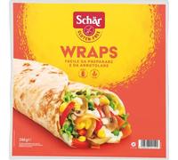 Schär, Wraps Tortillas Morbide da Farcire, Senza Glutine e Senza Conservanti, Vegano, 6 Confezioni, 160g