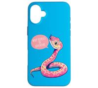 Wrap Yourself in Adventure - Simpatico serpente dei cartoni animati Custodia per iPhone 16 Plus