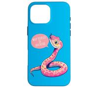 Wrap Yourself in Adventure - Simpatico serpente dei cartoni animati Custodia per iPhone 16 Pro Max