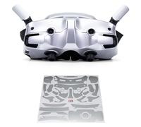 WRAPGRADE adesivi compatibile con DJI Goggles 3. (Airforce Silver)