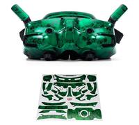 WRAPGRADE adesivi compatibile con DJI Goggles 3. (EMERALD SKULL)