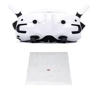 WRAPGRADE adesivi compatibile con DJI Goggles 3. (Racing White)