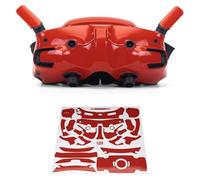 WRAPGRADE adesivi compatibile con DJI Goggles 3. (Super Red)