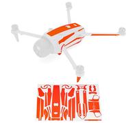 WRAPGRADE adesivi compatibili con DJI Mavic 4 Pro Accent Color (Neon Orange)