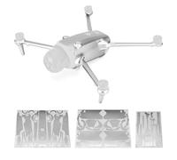 WRAPGRADE adesivi compatibili con DJI Mavic 4 Pro (Airforce Silver)