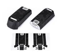WRAPGRADE adesivi compatibili con DJI NEO Set di 2 batterie (Black Bumpy Camo)