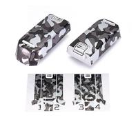 WRAPGRADE adesivi compatibili con DJI NEO Set di 2 batterie (GRAYISH CAMO)