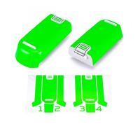WRAPGRADE adesivi compatibili con DJI NEO Set di 2 batterie (Neon Green)