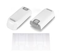 WRAPGRADE adesivi compatibili con DJI NEO Set di 2 batterie (Racing White)
