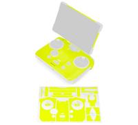 WRAPGRADE adesivi compatibili con DJI RC Pro 2 (Neon Yellow)
