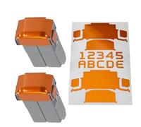 WRAPGRADE adesivi compatibili con le 2 batterie del DJI Mini 5 Pro (Butterfly Copper)