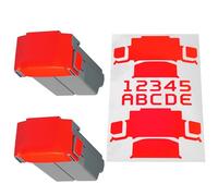 WRAPGRADE adesivi compatibili con le 2 batterie del DJI Mini 5 Pro (Neon Orange)