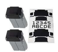 WRAPGRADE adesivi compatibili con le 2 batterie del DJI Mini 5 Pro (Stealth Black)