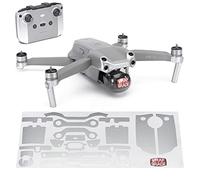 Wrapgrade Main Unit Skin Compatibile con DJI Air 2S | Accent Color A (AIRFORCE SILVER)
