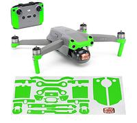 Wrapgrade Main Unit Skin Compatibile con DJI Air 2S | Accent Color A (NEON GREEN)