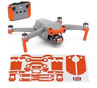 Wrapgrade Main Unit Skin Compatibile con DJI Air 2S | Accent Color A (NEON ORANGE)