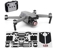 Wrapgrade Main Unit Skin Compatibile con DJI Air 2S | Accent Color A (STEALTH BLACK)