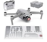 Wrapgrade Main Unit Skin Compatibile con DJI Air 2S | Accent Color B (AIRFORCE SILVER)