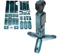 WRAPGRADE Skin Adesivi compatibili con DJI Osmo Pocket 3 Decalcomania (BLUE RUSTIC METAL)
