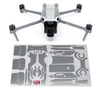 WRAPGRADE Skin Compatibile con DJI Air 3 | Accent Color (AIRFORCE SILVER)