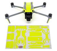 WRAPGRADE Skin Compatibile con DJI Air 3 | Accent Color (NEON YELLOW)