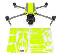 Wrapgrade Skin Compatibile con DJI Air 3S Accent Color (Neon Orange)