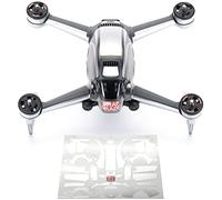 Wrapgrade Skin Compatibile con DJI FPV | Accent Color (AIRFRORCE SILVER)
