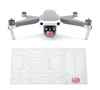 Wrapgrade Skin Compatibile con DJI Mavic Air 2 | Accent Color A (RACING WHITE)