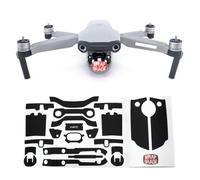Wrapgrade Skin Compatibile con DJI Mavic Air 2 | Accent Color A (STEALTH BLACK)