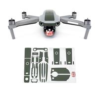 Wrapgrade Skin Compatibile con DJI Mavic Air 2 | Accent Color B (ARMY GREEN)