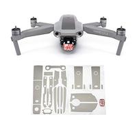 Wrapgrade Skin Compatibile con DJI Mavic Air 2 | Accent Color B (TITANIUM)