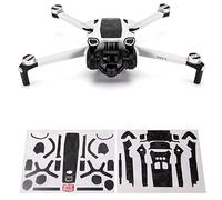 WRAPGRADE Skin Compatibile con DJI Mini 3 | Accent Color (BLACK BUMPY CAMO)