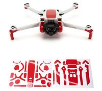WRAPGRADE Skin Compatibile con DJI Mini 3 | Accent Color (SUPER RED)