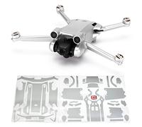 WRAPGRADE Skin Compatibile con DJI Mini 3 Pro (AIRFORCE SILVER)