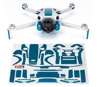 WRAPGRADE Skin Compatibile con DJI Mini 4 Pro | Accent Color (Caribbean Blue)