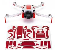 WRAPGRADE Skin Compatibile con DJI Mini 4 Pro | Accent Color (Super Red)