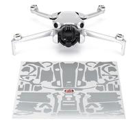 WRAPGRADE Skin Compatibile con DJI Mini 4 Pro (Airforce Silver)