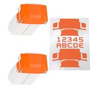 WRAPGRADE Skin Compatibile con DJI Mini 4 Pro/Serie Mini 3 | 2 batterie aggiuntive (NEON ORANGE)