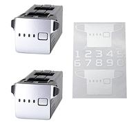Wrapgrade Skin Compatibile con Mavic 3 | 2 batterie aggiuntive (AIRFORCE SILVER)
