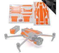 Wrapgrade Skin Compatibile con Mavic 3 | Accent Color (BLACK BUMPY CAMO/Pro)