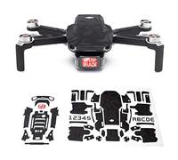 WRAPGRADE Skin set di adesivi compatibile con DJI Mini 2 (BLACK BUMPY CAMO)