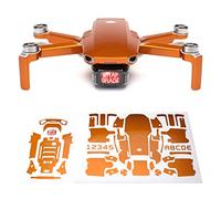 WRAPGRADE Skin set di adesivi compatibile con DJI Mini 2 (BUTTERFLY COPPER)