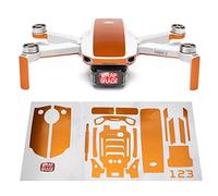 WRAPGRADE Skin Set di Adesivi Compatibile con DJI Mini 2 | Colore di accento (BUTTERFLY COPPER)