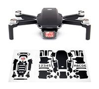 WRAPGRADE Skin set di adesivi compatibile con DJI Mini 2 (STEALTH BLACK)
