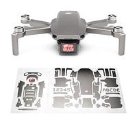 WRAPGRADE Skin set di adesivi compatibile con DJI Mini 2 (TITANIUM)