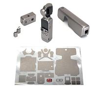 WRAPGRADE Skin Stickers per DJI Pocket 2 (Titanio)