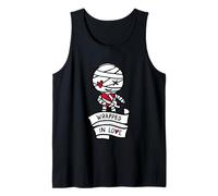 Wrapped in Love Carino Mummia Cuore Valentine Canotta