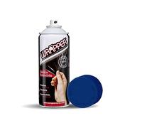 BOMBOLETTA SPRAY VERNICE REMOVIBILE PELLICOLA WRAPPING BLU METALLIZZATO AUTO